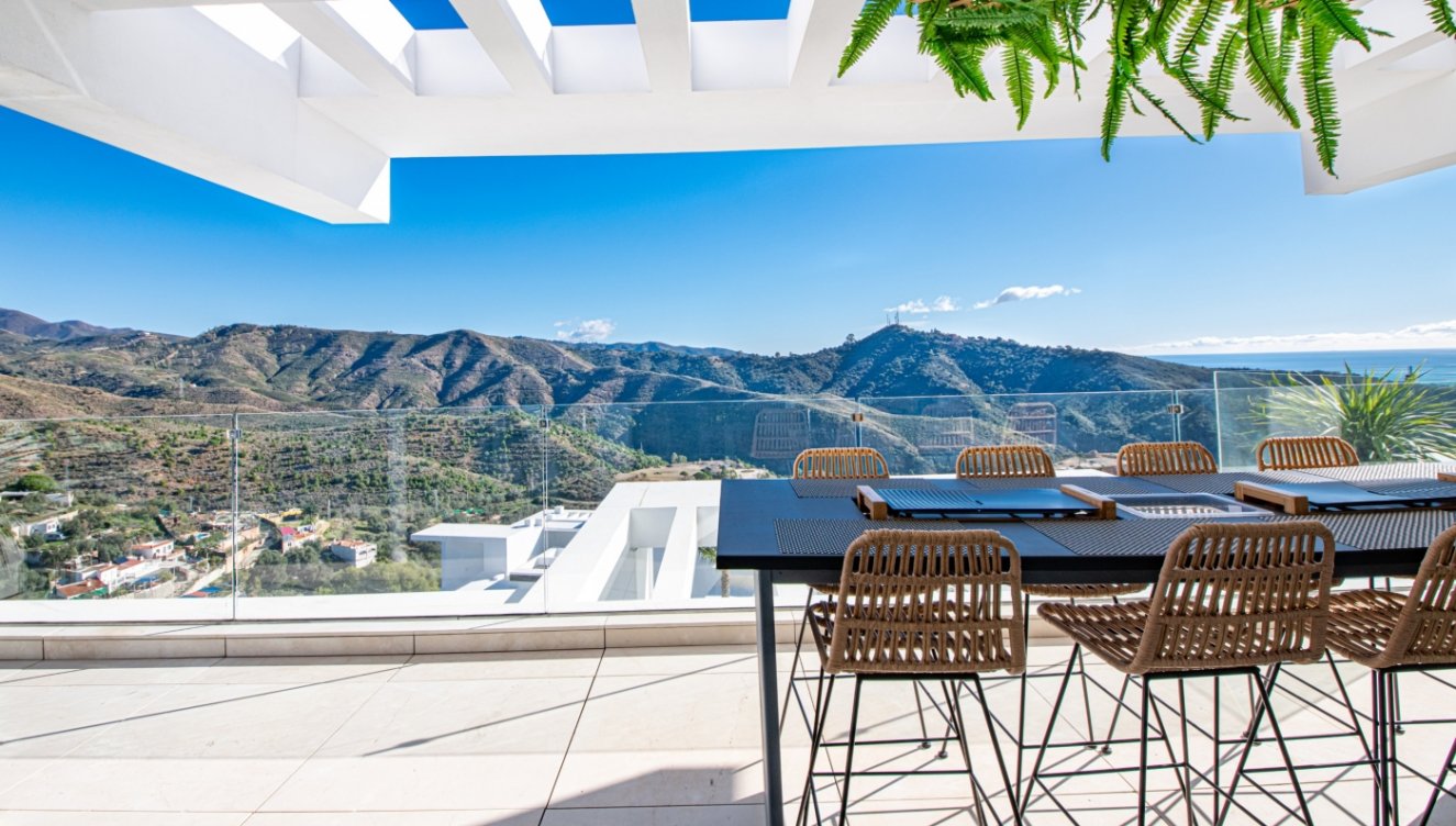 Luxury penthouse with sea views in Marbella in Marbella