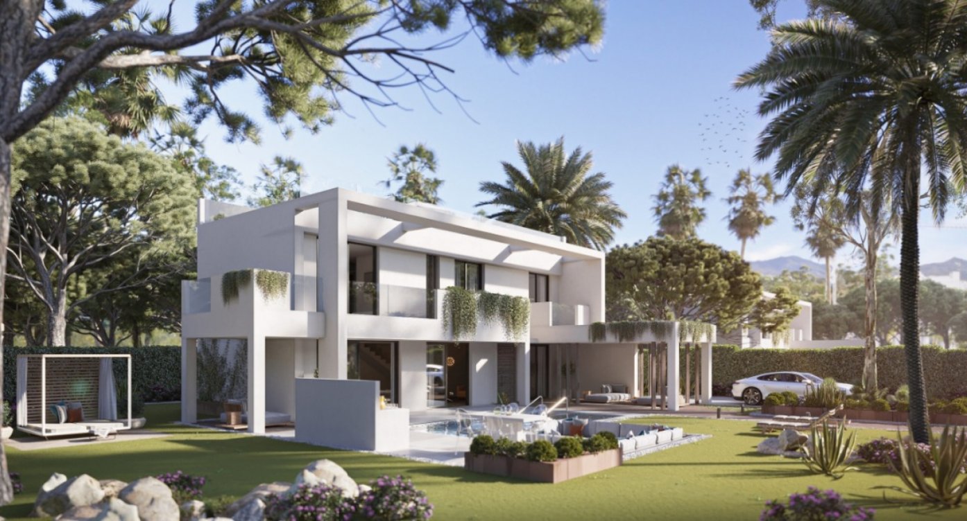 New development of modern villas between La Duquesa and Sotogrande in Manilva