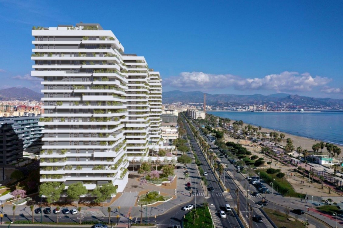 Promoción de viviendas de lujo en 1ª línea de playa en Málaga en Málaga
