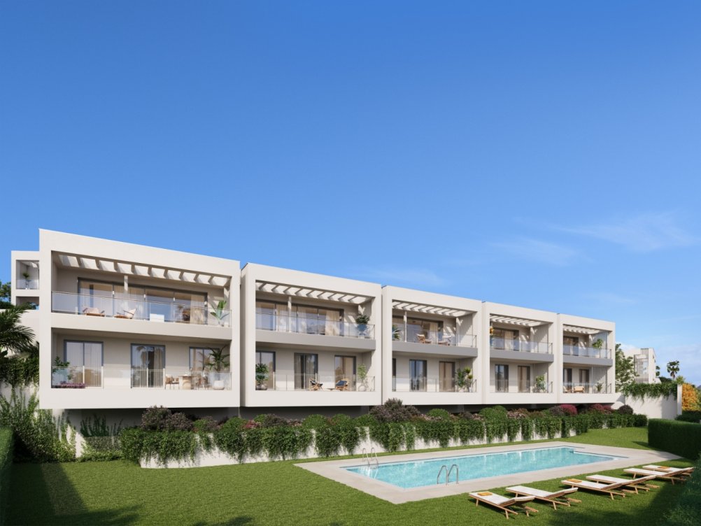 New development of townhouses in Elviria, Marbella in Marbella