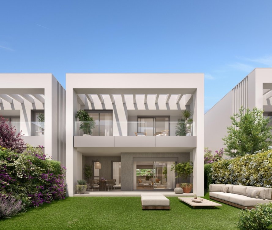 New development of townhouses in Elviria, Marbella in Marbella