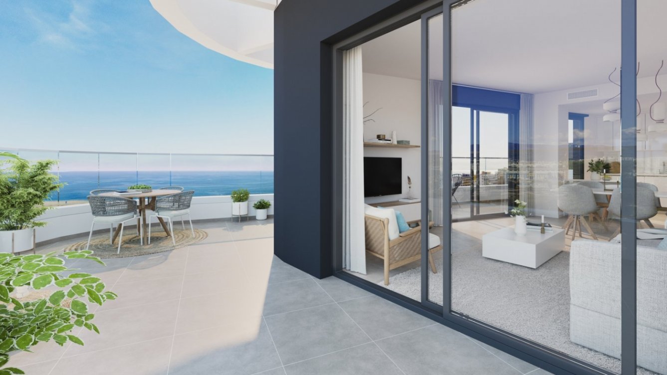 Fist line beach new apartments in Malaga in Málaga