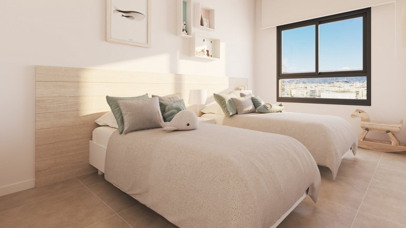 Fist line beach new apartments in Malaga in Málaga