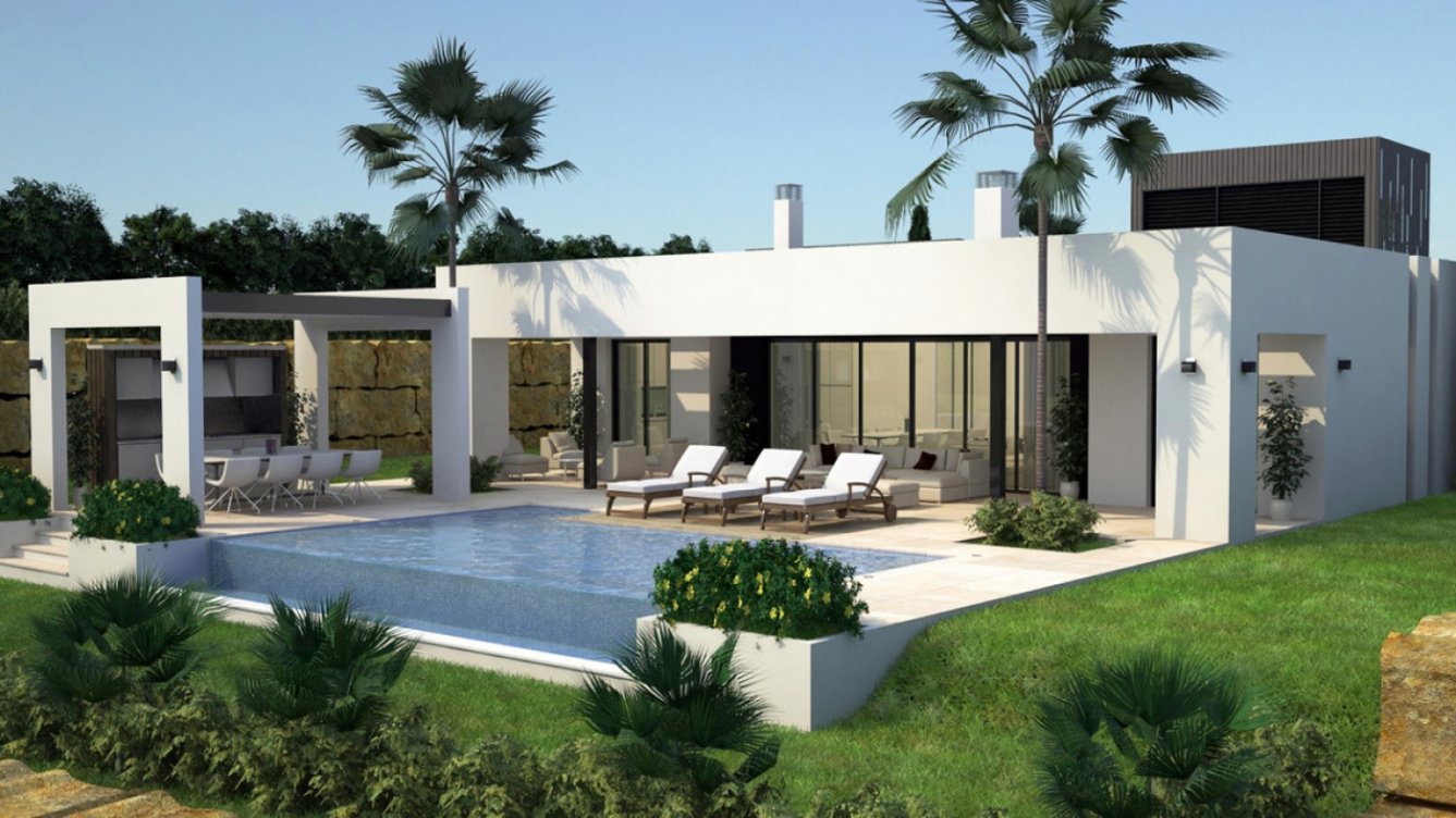 Promoción de villas de obra nueva en La Cala de Mijas en Mijas
