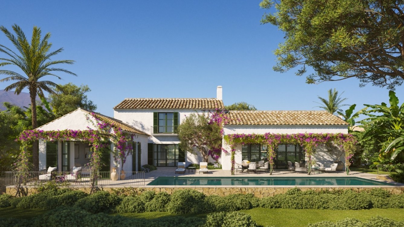 Promoción de adosados y villas en Finca Cortesin, Casares en Casares
