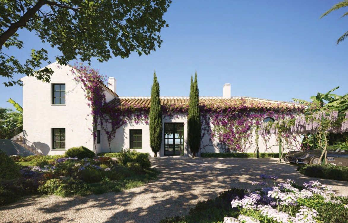 Promoción de adosados y villas en Finca Cortesin, Casares en Casares