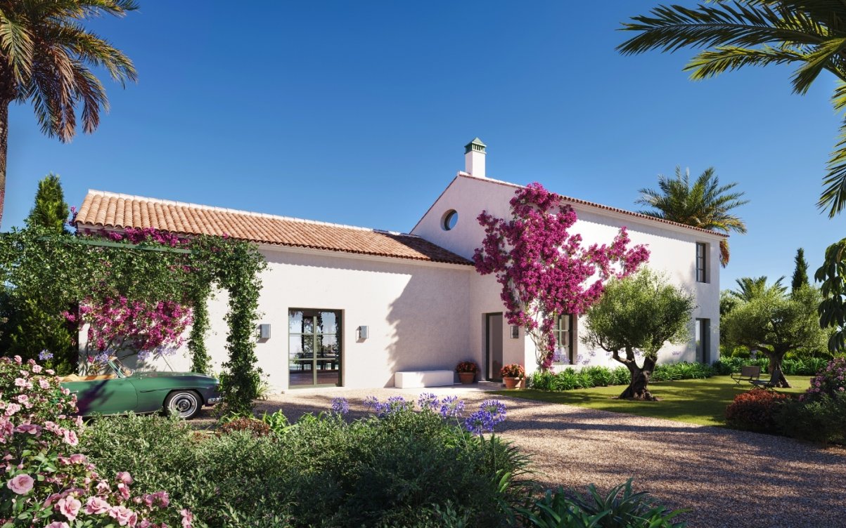 Promoción de adosados y villas en Finca Cortesin, Casares en Casares