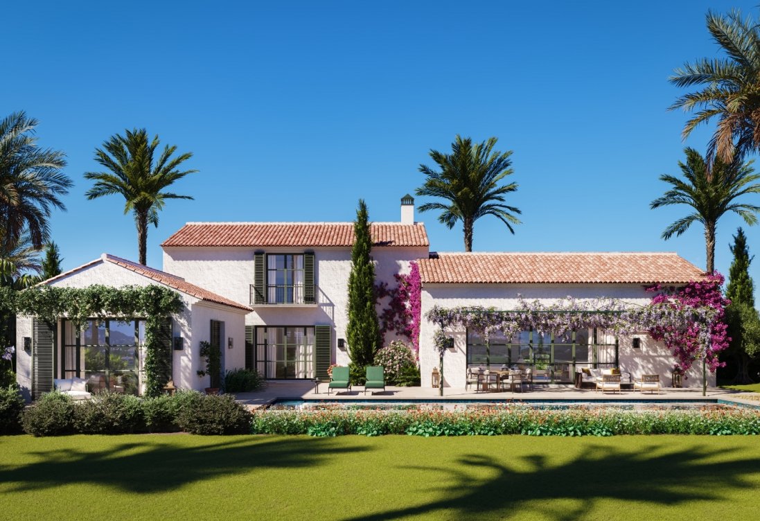 Promoción de adosados y villas en Finca Cortesin, Casares en Casares
