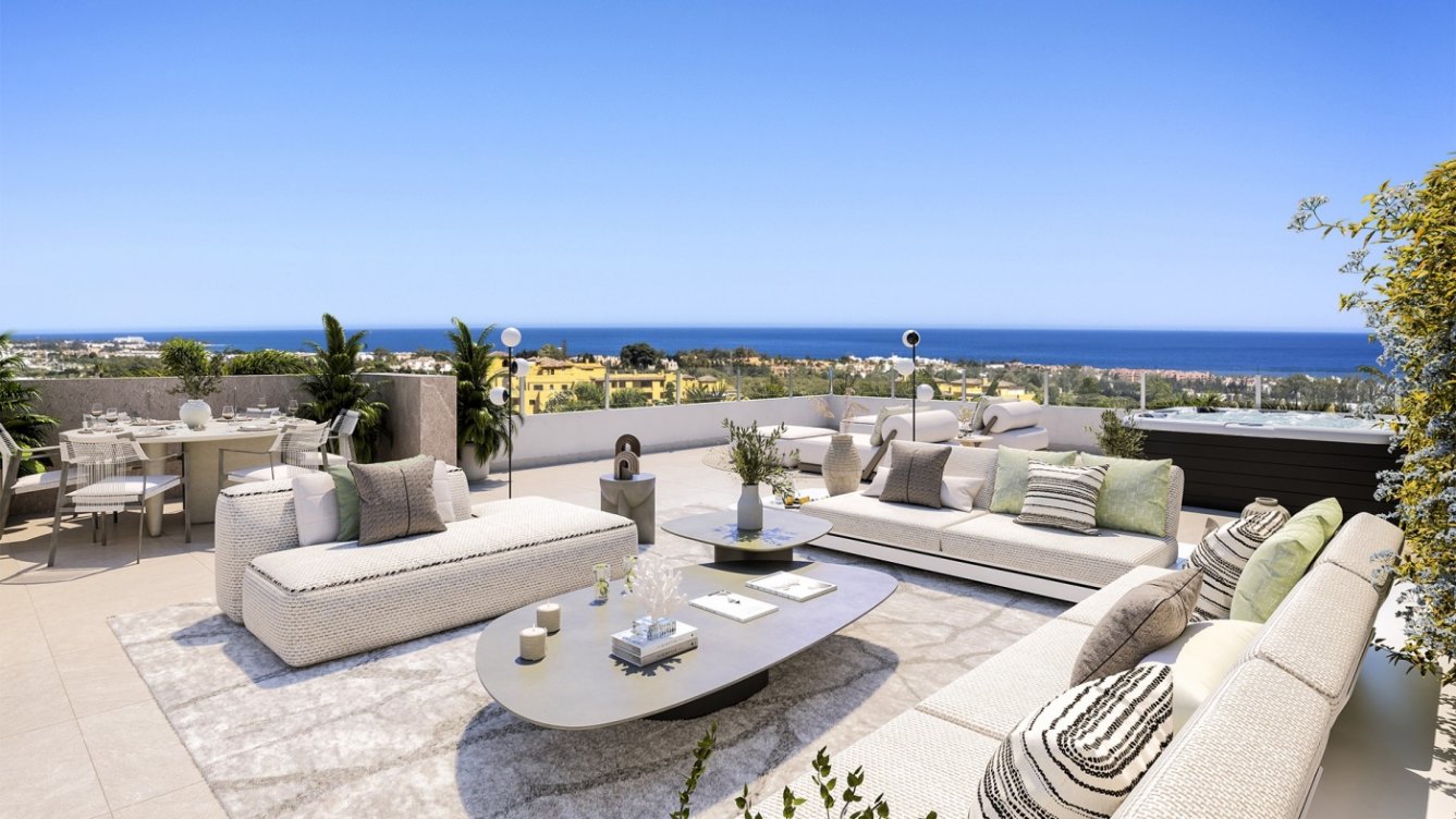 Promoción con villas pareadas en Estepona en Estepona